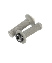 REVETEMENT/POIGNEE DOMINO D-LOCK CROSS/ENDURO/OFF ROAD GRIS (PR) 116MM