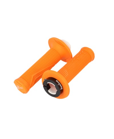 REVETEMENT/POIGNEE DOMINO D-LOCK CROSS/ENDURO/OFF ROAD ORANGE (PR) 116MM