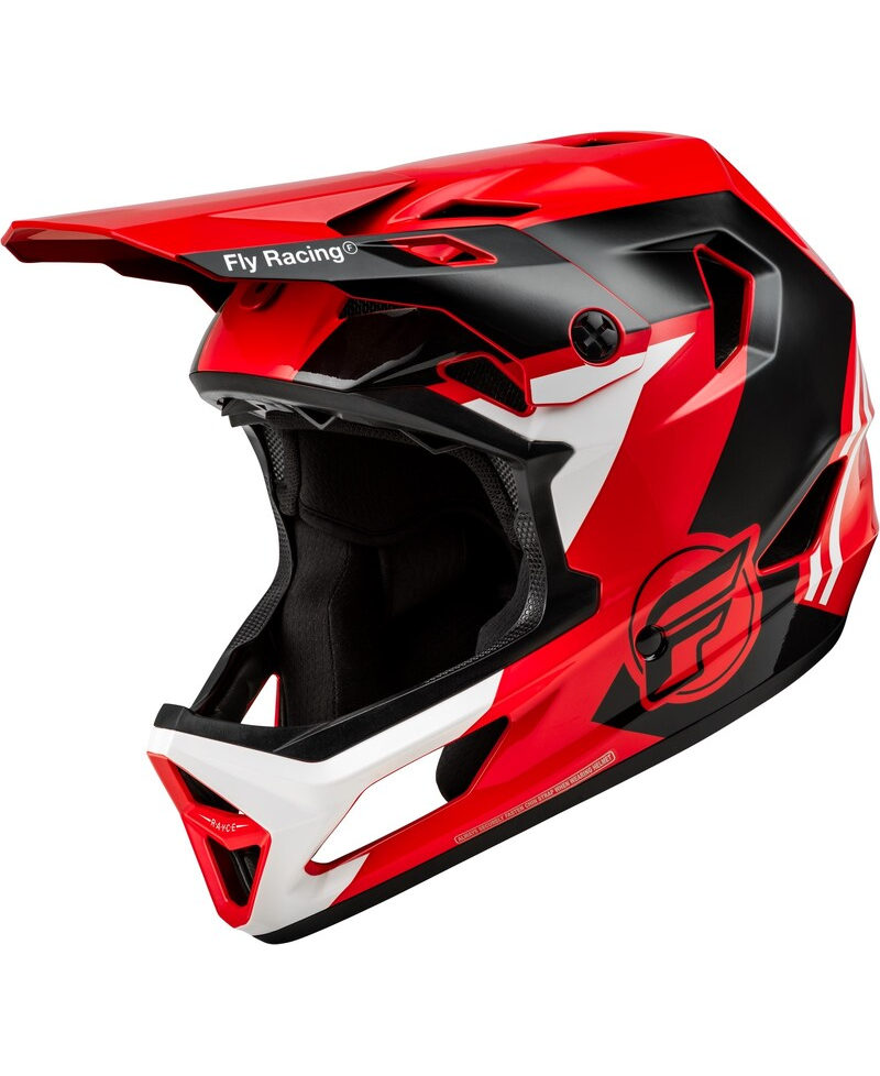 Casque velo FLY RACING Rayce - rouge/noir/blanc - XS