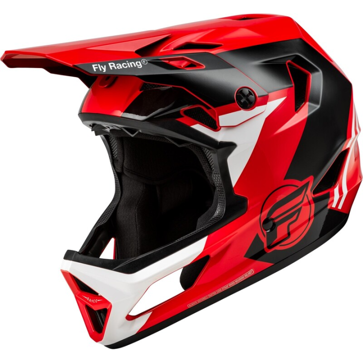 Casque velo FLY RACING Rayce - rouge/noir/blanc - XS