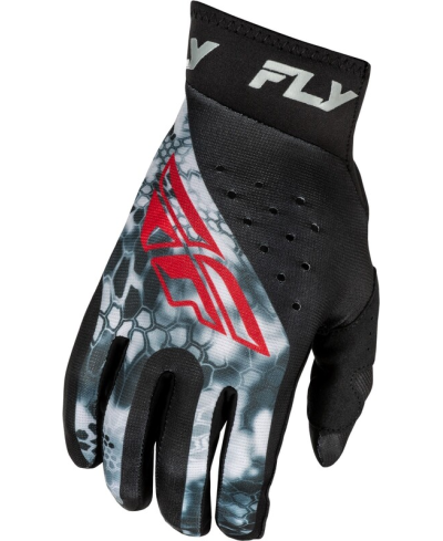 Gants FLY RACING Pro Lite Kryptek - noir/rouge/gris - Taille XXL