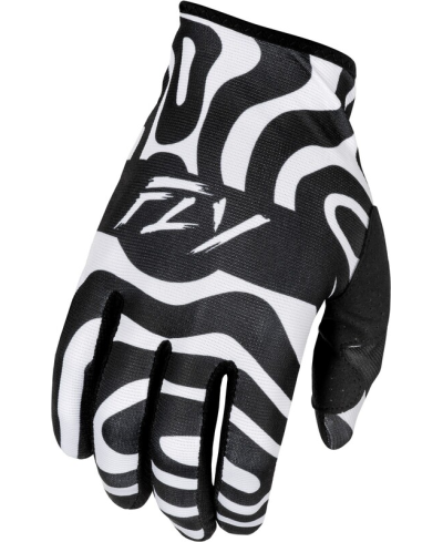 Gants FLY RACING Lite L.E. Abyss - blanc/noir - Taille XXXL