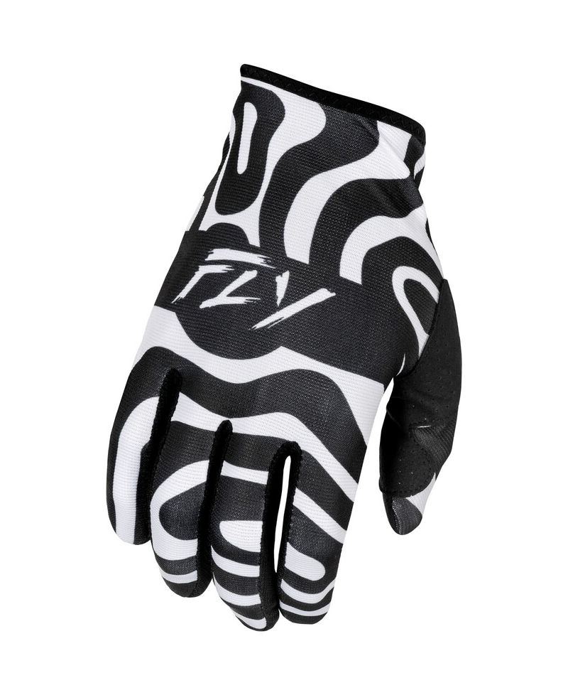Gants FLY RACING Lite L.E. Abyss - blanc/noir - Taille XXXL