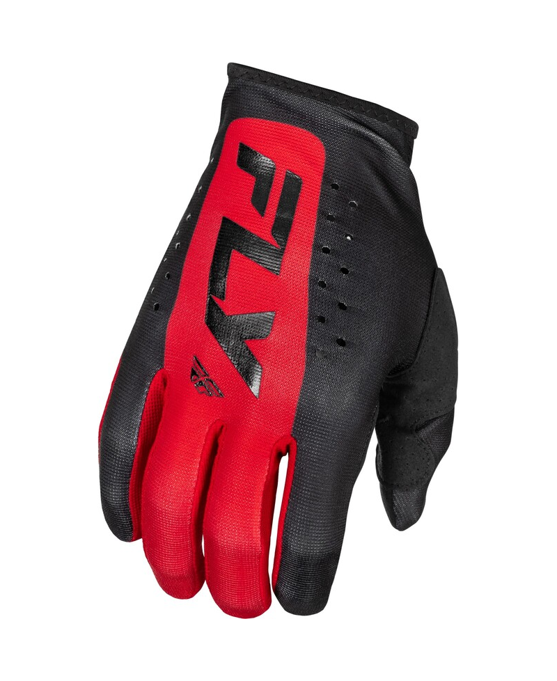 Gants FLY RACING Lite - noir/rouge - Taille XXXL