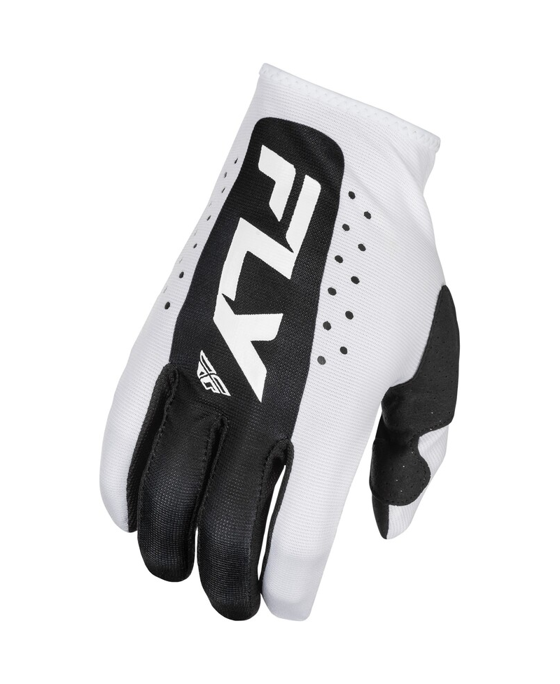 Gants FLY RACING Lite - blanc/noir - Taille XXL