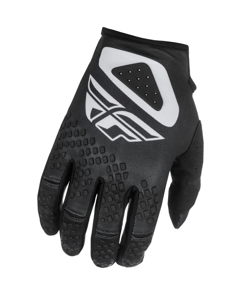 Gants FLY RACING Kinetic SYM - noir/blanc - Taille XXL