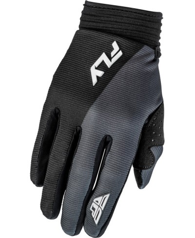 Gants enfant FLY RACING F-16 - gris/noir/blanc