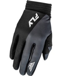 Gants enfant FLY RACING F-16 - gris/noir/blanc