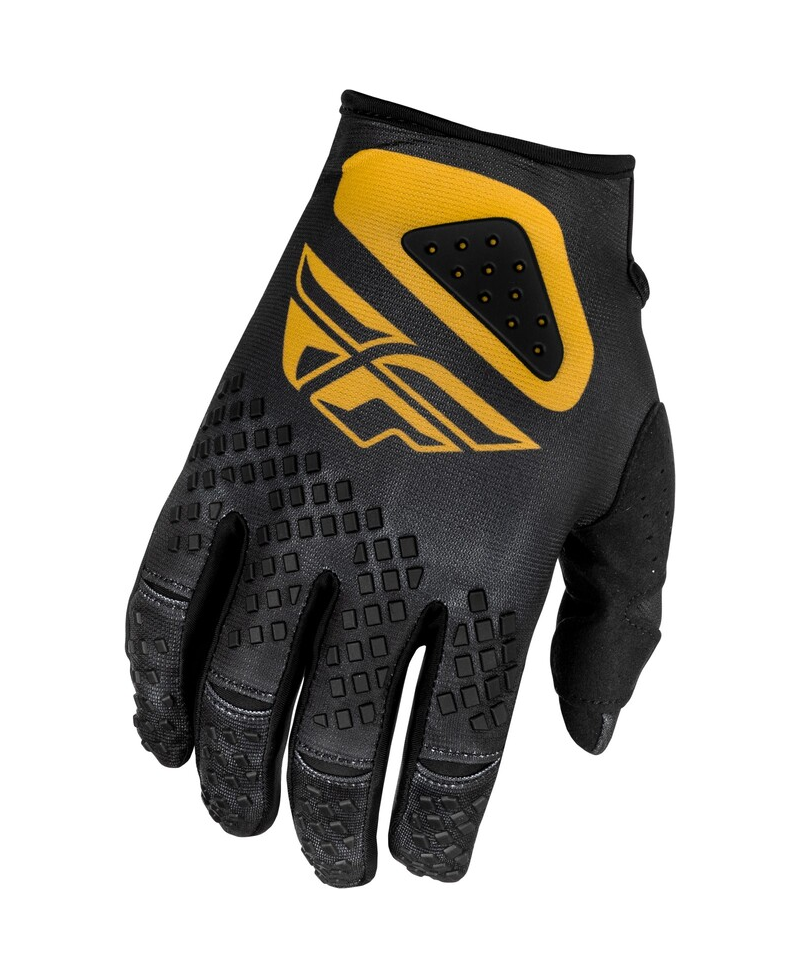 Gants FLY RACING Kinetic Center - noir/or - Taille XXL