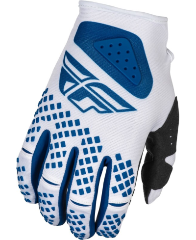 Gants FLY RACING Kinetic Center - blanc/navy - Taille XXL