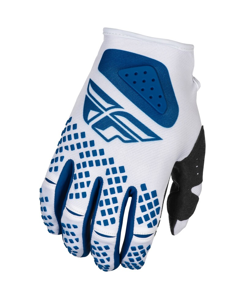 Gants FLY RACING Kinetic Center - blanc/navy - Taille XXL