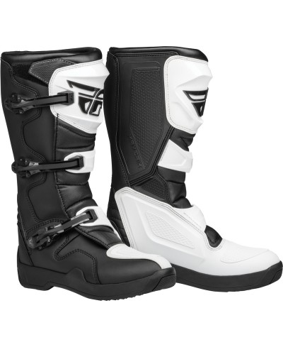 Bottes FLY RACING Maverik LT - blanc/noir