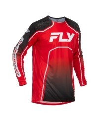 Maillot vélo FLY RACING Rayce - rouge/noir/blanc