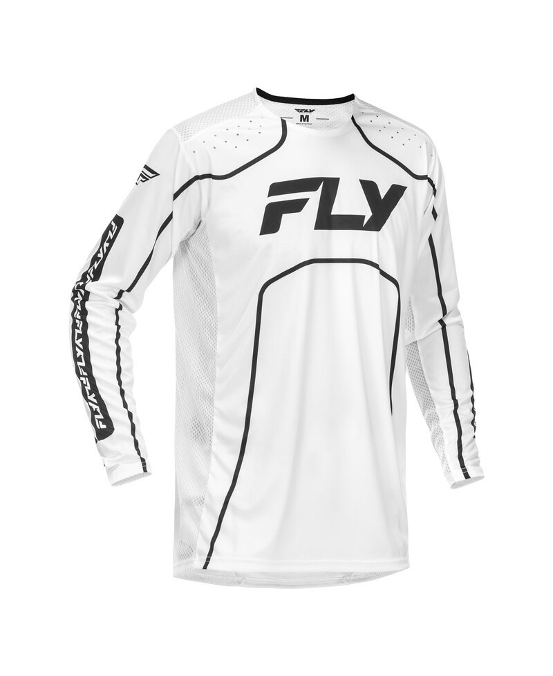 Maillot vélo FLY RACING Rayce - blanc/noir