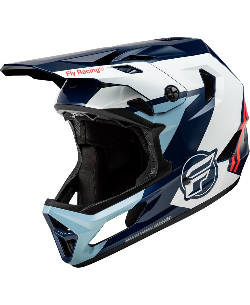 Casque velo FLY RACING Rayce - rouge/blanc/bleu - M
