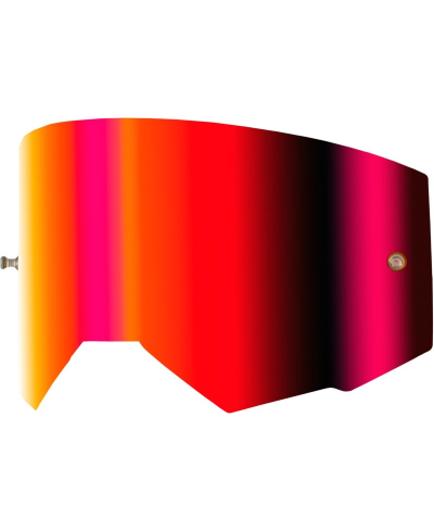 Ã‰cran FLY RACING avec fixation pour tear-off - Ã©cran rouge clair ambre - Taille