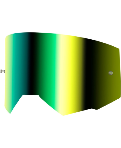 Ã‰cran FLY RACING avec fixation pour tear-off - Ã©cran iridescent vert fumÃ© - Taille