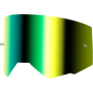 Ã‰cran FLY RACING avec fixation pour tear-off - Ã©cran iridescent vert fumÃ© - Taille