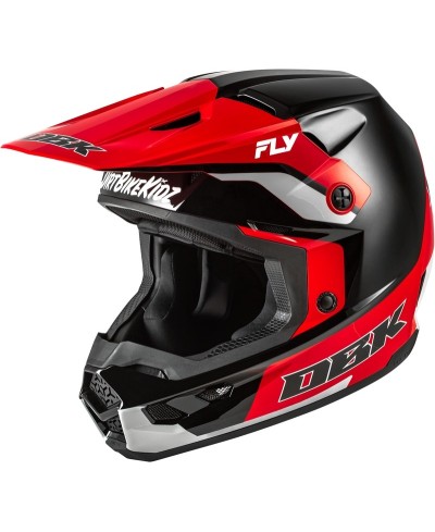 Casque FLY RACING Kinetic Special Edition DBK - noir/rouge/gris