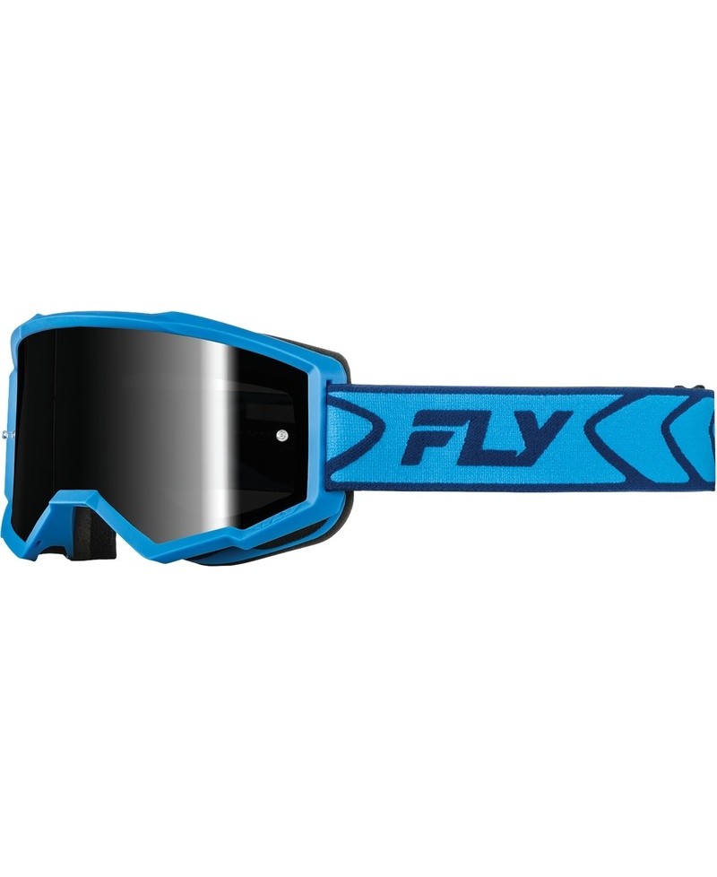 Masque FLY RACING Zone bleu/navy- écran noir