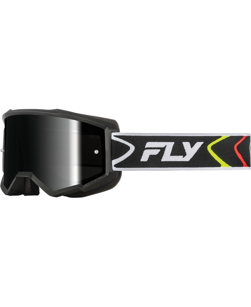 Masque FLY RACING Zone noir/blanc - écran noir