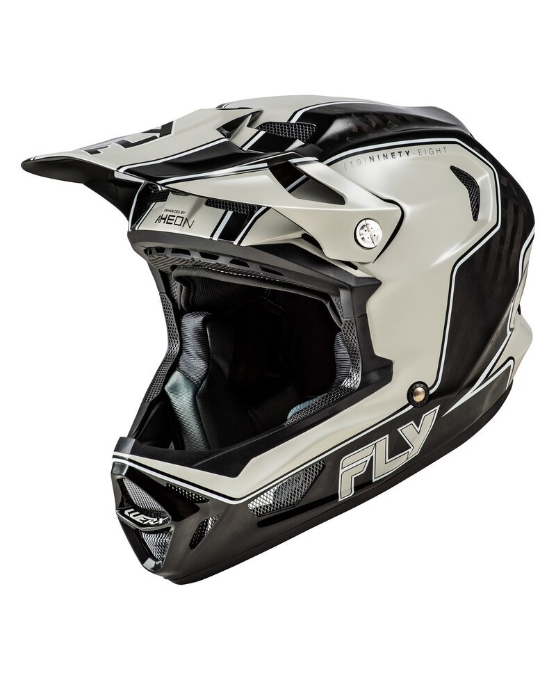 Casque vélo FLY RACING Werx-R Carbon Flow - noir/gris