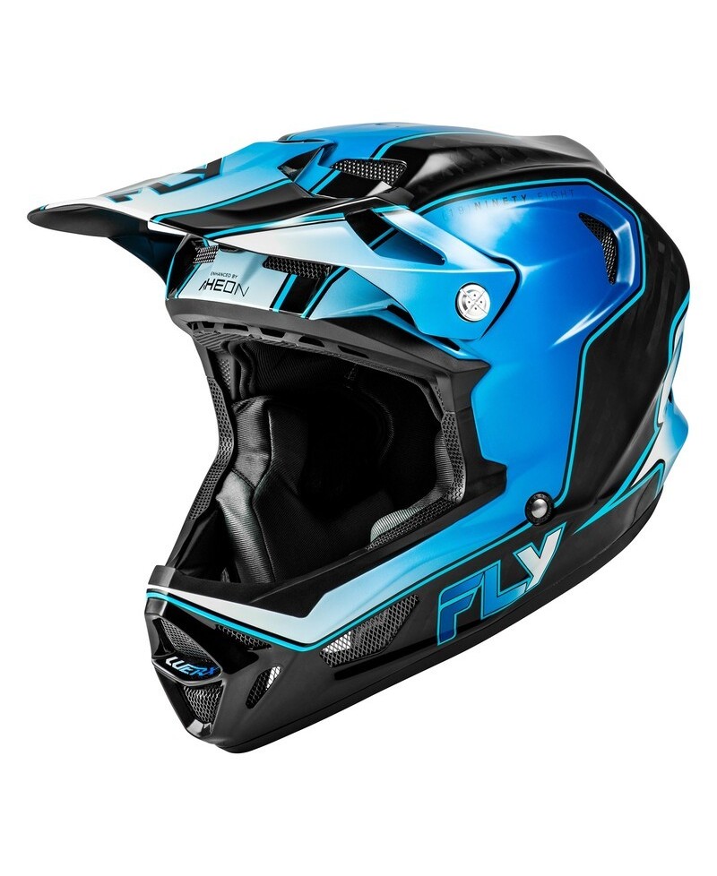 Casque vélo FLY RACING Werx-R Carbon Flow - bleu/blanc