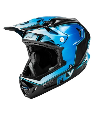 Casque vélo FLY RACING Werx-R Carbon Flow - bleu/blanc