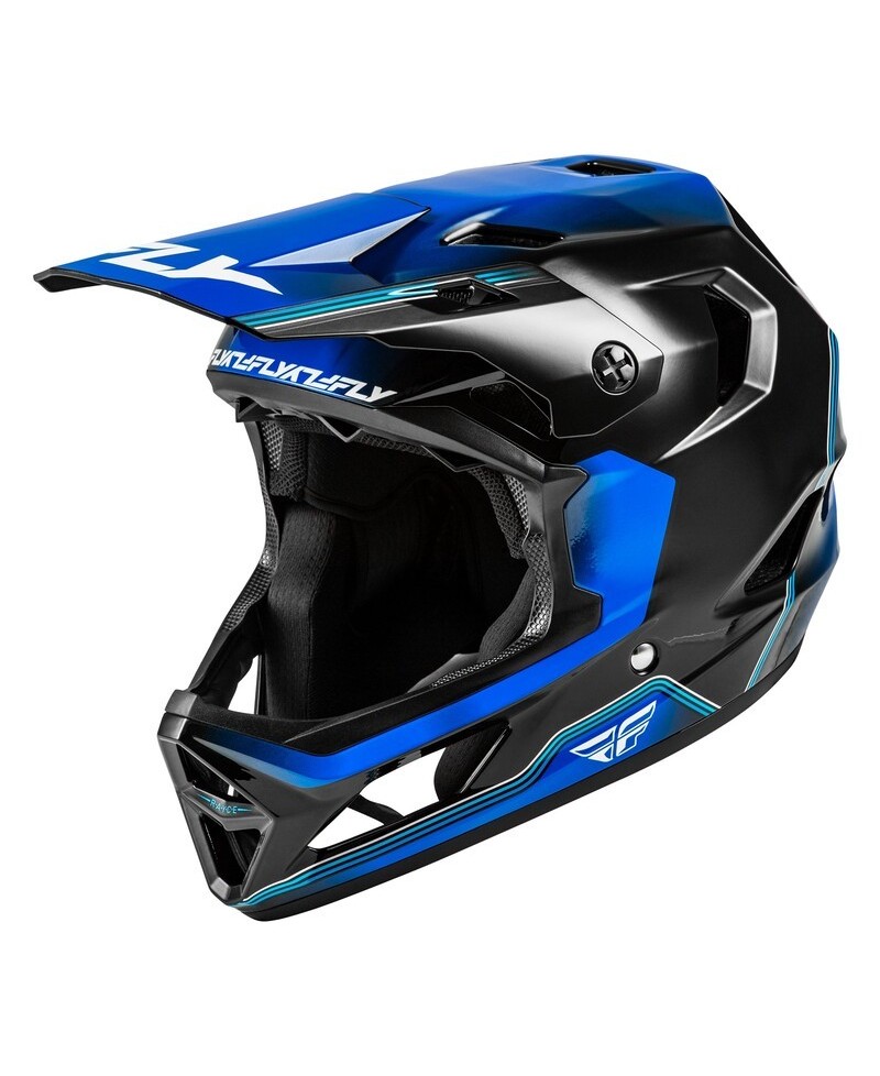 Casque vélo FLY RACING Rayce Repeat - noir/bleu foncé