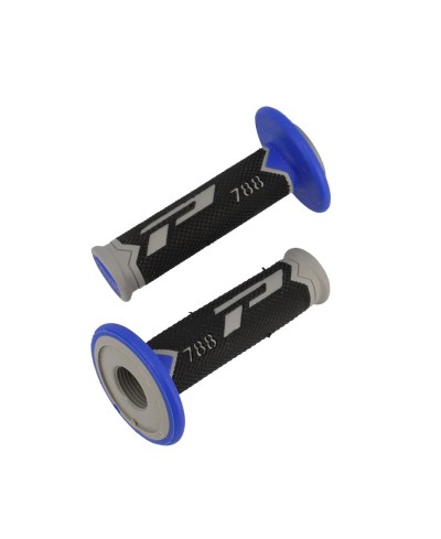REVETEMENT/POIGNEE PROGRIP 788 GRIS/BLEU/NOIR (PR) TRIPLE DENSITE 115MM