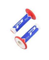 REVETEMENT/POIGNEE PROGRIP 788 BLANC/BLEU/ROUGE (PR) TRIPLE DENSITE 115MM