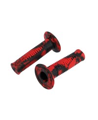 REVETEMENT / POIGNEE DOMINO A260 CROSS / ENDURO SNAKE ROUGE/NOIR (PR)120MM