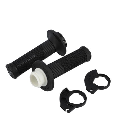 REVETEMENT / POIGNEE DOMINO D-LOCK CROSS/ENDURO/OFF ROAD NOIR 1 CABLE SPECIAL 2T (PR) 116M