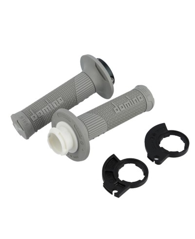 REVETEMENT / POIGNEE DOMINO D-LOCKCROSS/ENDURO/OFF ROAD GRIS 1 CABLESPECIAL 2T (PR) 116M