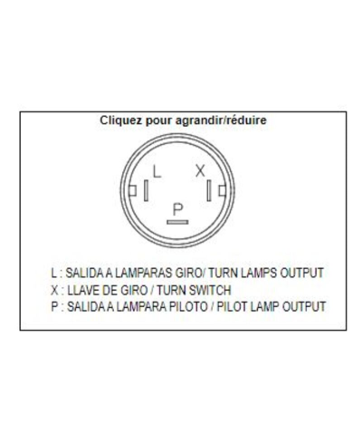 Centrale de clignotants electronique TECNIUM DZE OE 3 pôles 12V 806