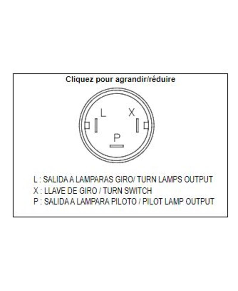 Centrale de clignotants electronique TECNIUM DZE OE 3 pôles 12V 806