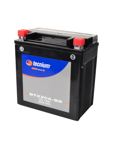 Batterie TECNIUM sans entretien avec pack acide - BTX20A-BS 820808