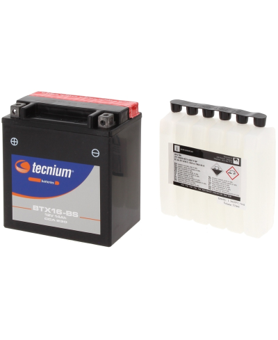 Batterie TECNIUM sans entretien avec pack acide - BTX16-BS 820609