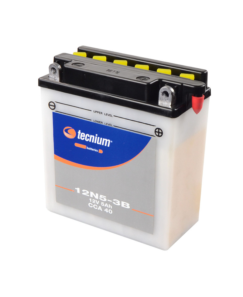 Batterie TECNIUM conventionnelle avec pack acide - 12N5.5-3B 830529