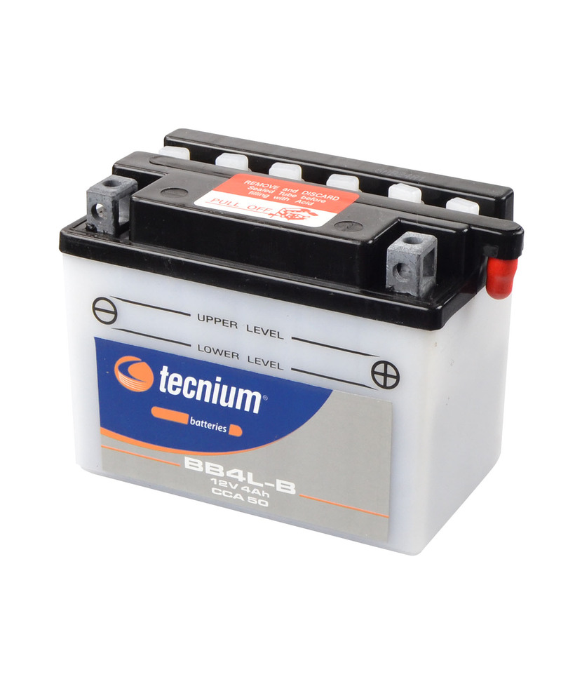 Batterie TECNIUM conventionnelle avec pack acide - BB4L-B 830590