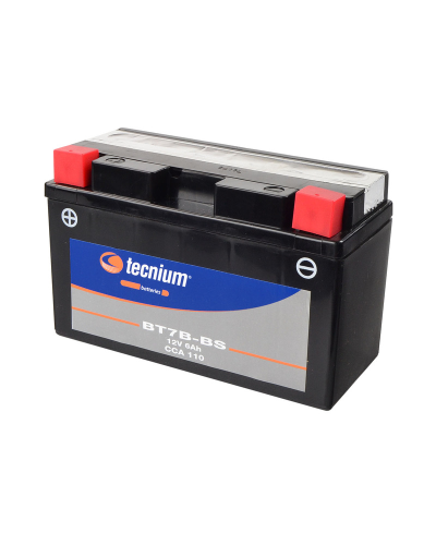 Batterie TECNIUM sans entretien avec pack acide - BT7B-BS 820626