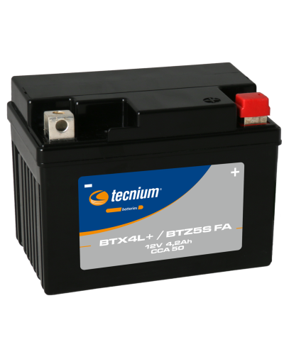 Batterie TECNIUM sans entretien active usine - BTX4L+/BTZ5S 820669
