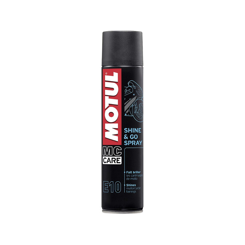 MOTUL - Nettoyant a sec E10 Shine & Go Spray 400 ml MOTUL - Nettoyant a sec E10 Shine & Go Spray 400 ml