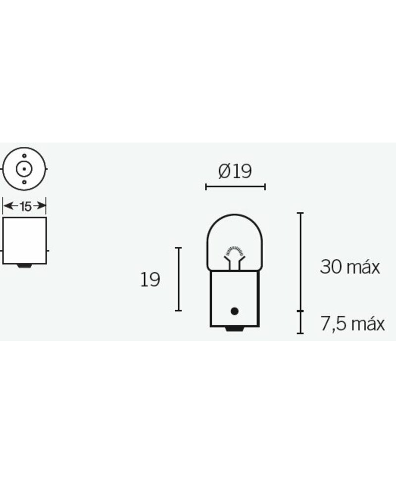 Ampoule TECNIUM R5 12V 5W - x10 14667