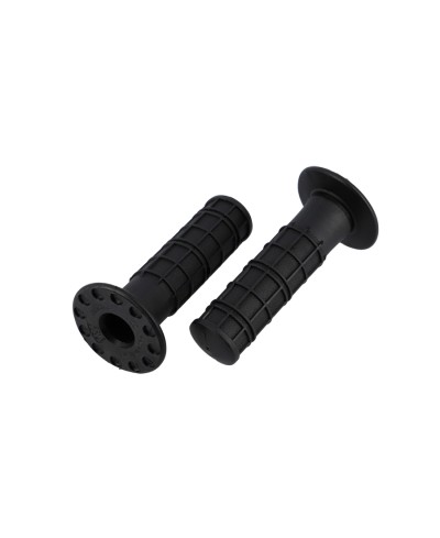 REVETEMENT/POIGNEE DOMINO VINTAGE /RETRO CROSS NOIR  (PR) 120MM