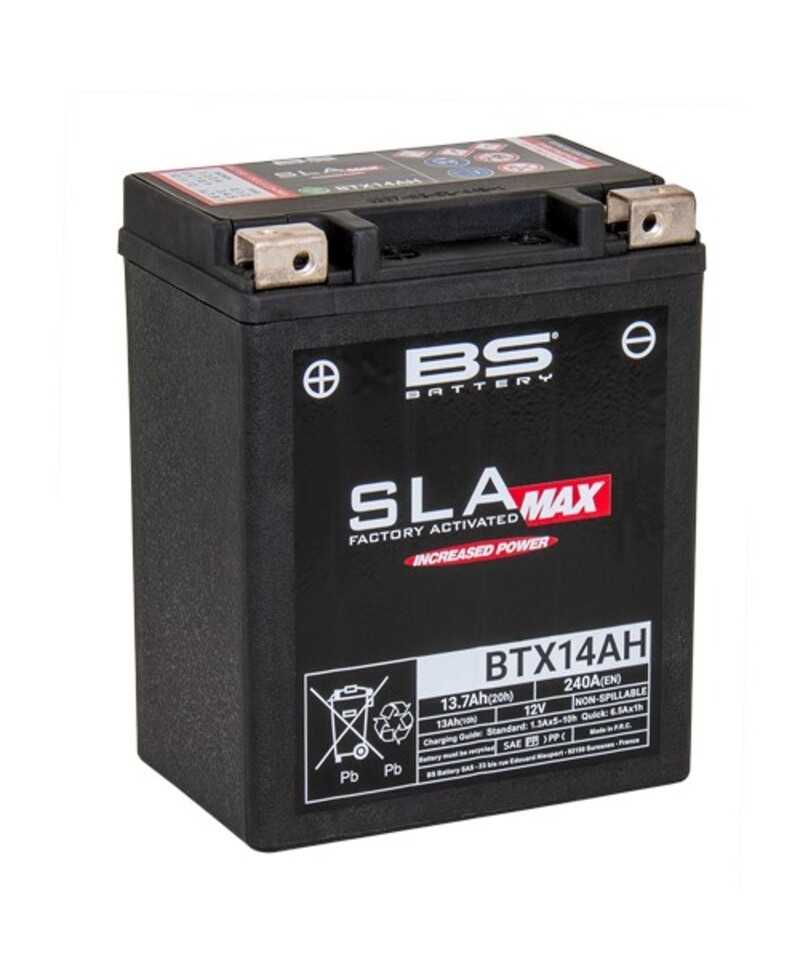 Batterie BS BATTERY SLA Max sans entretien activé usine - BTX14AH MAX FA