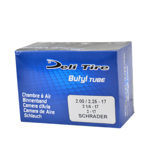 CHAMBRE A AIR CYCLO 17" 2- 2 1/4 X 17 DELI U247S VS