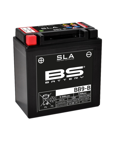 Batterie BS BATTERY SLA sans entretien activé usine - BB9-B