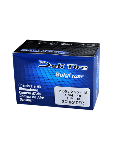 CHAMBRE A AIR CYCLO 18" 19" 2.00-2.25 X 18 - 1 3/4-2 X 19 DELI TIRE U229S VS