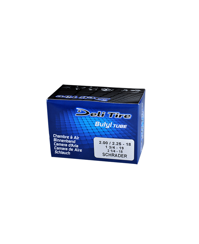 CHAMBRE A AIR CYCLO 18" 19" 2.00-2.25 X 18 - 1 3/4-2 X 19 DELI TIRE U229S VS